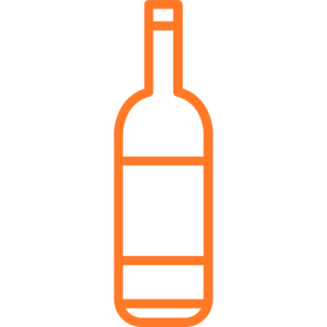 Your label bottles icon orange